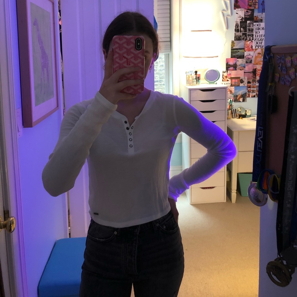 WHITE THERMAL TOP 🤍